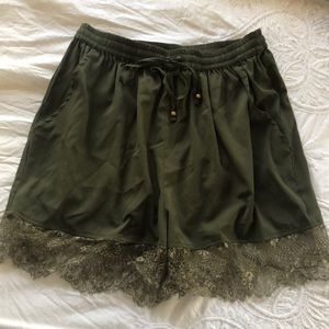 Army Green Shorts